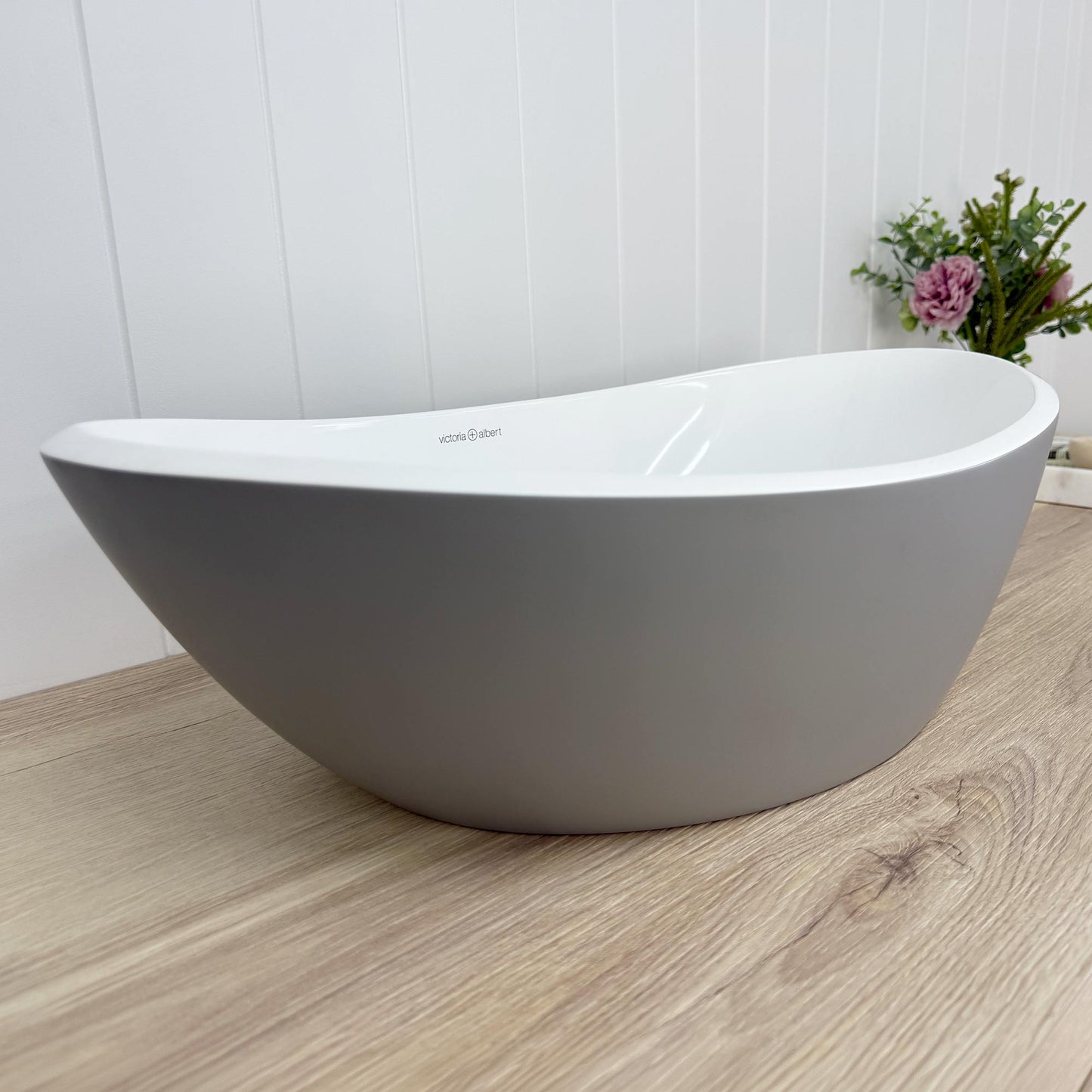 Victoria + Albert Amalfi 55 Basin Matte Stone Grey