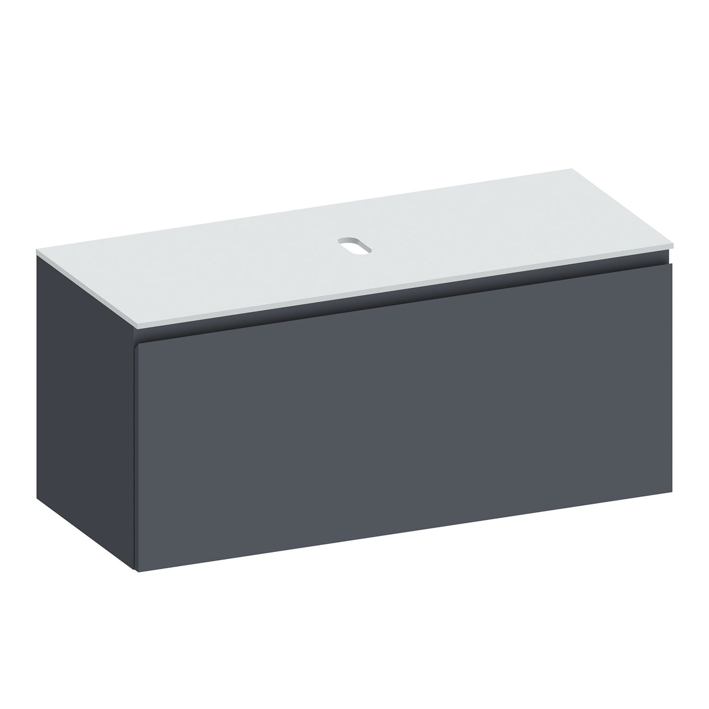 Kokoon 120cm Wall Hung Vanity with White Stone Top