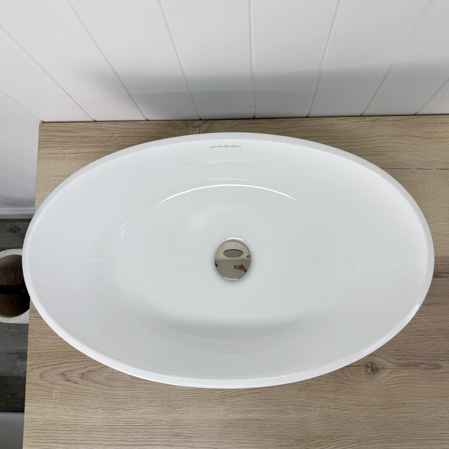 Victoria + Albert Amalfi 55 Basin Matte Stone Grey