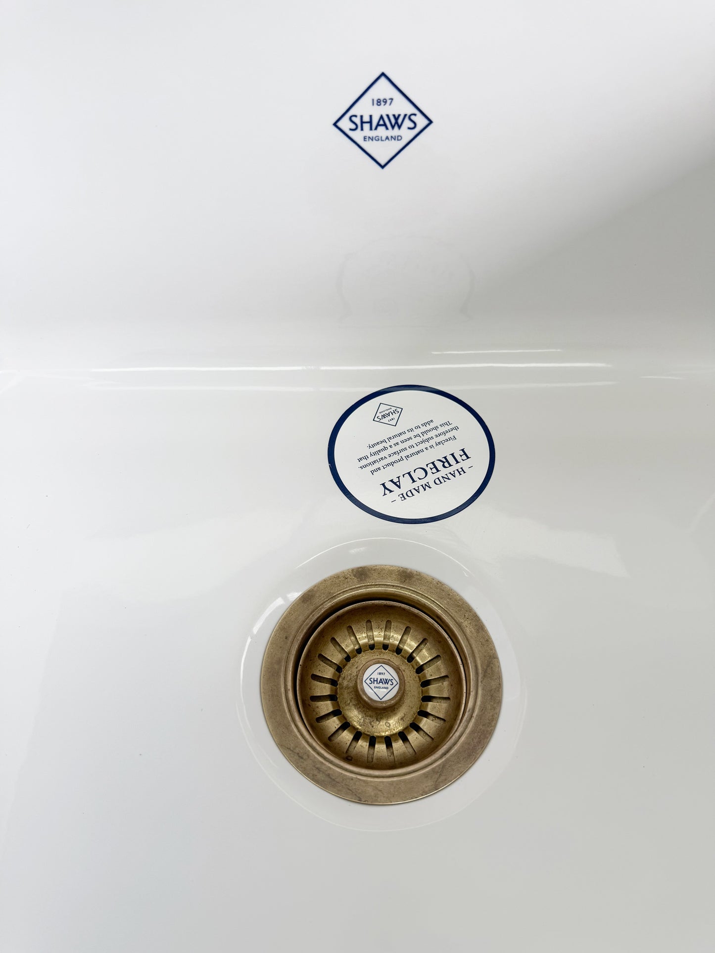 Shaws Butler 600 Fireclay Sink - no overflow