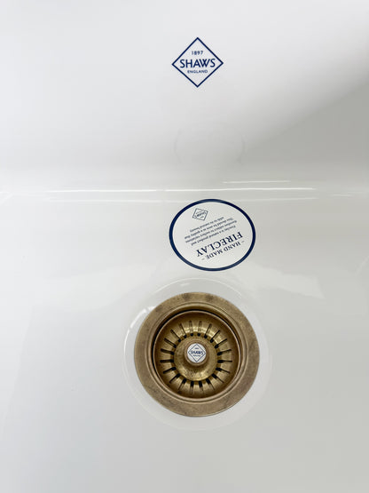 Shaws Butler 600 Fireclay Sink - no overflow