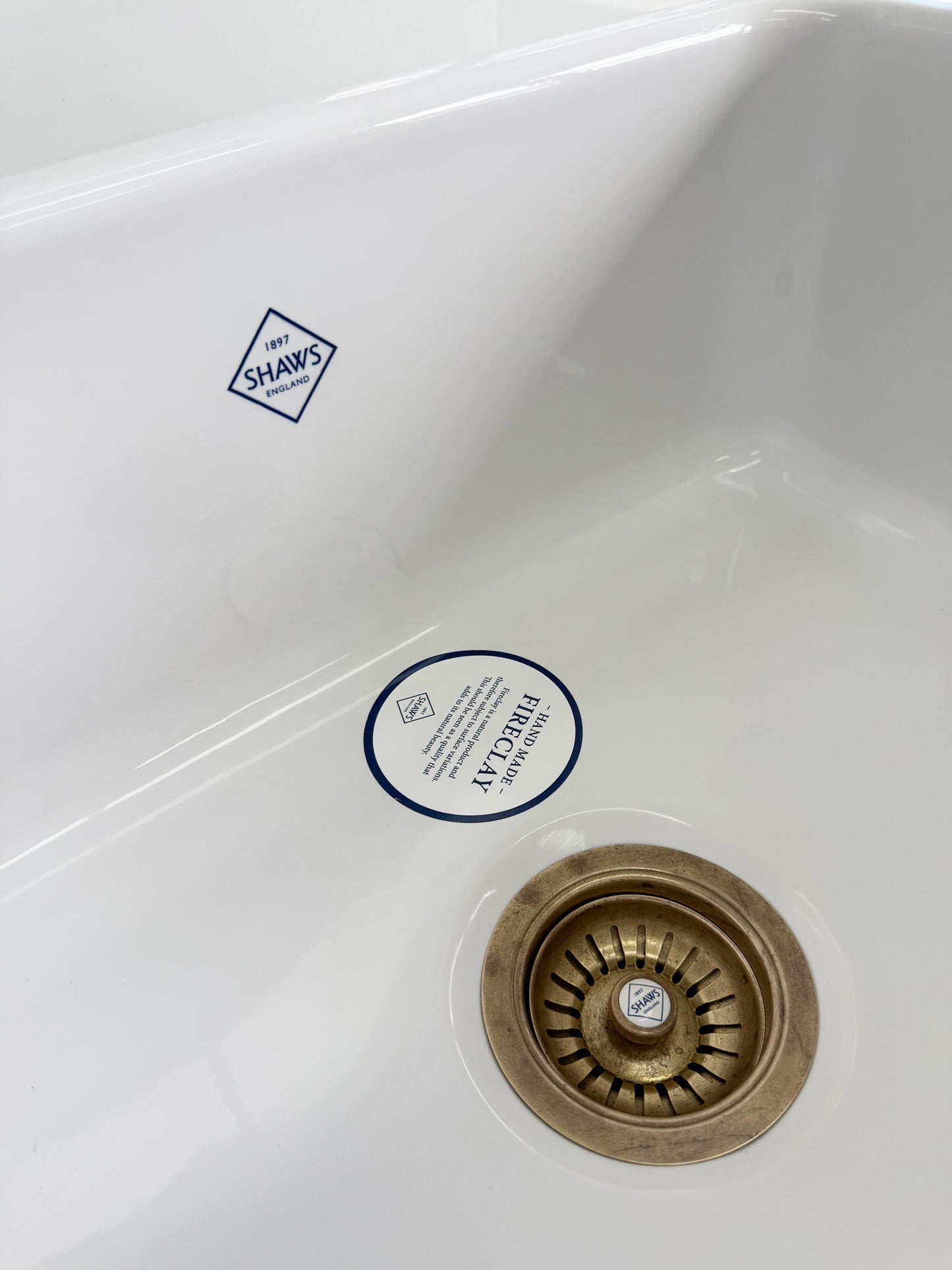 Shaws Butler 600 Fireclay Sink - no overflow