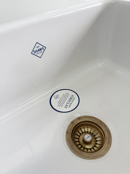 Shaws Butler 600 Fireclay Sink - no overflow