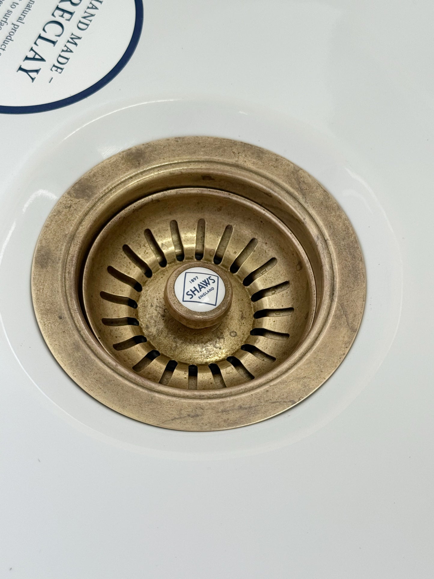 Shaws Butler 600 Fireclay Sink - no overflow
