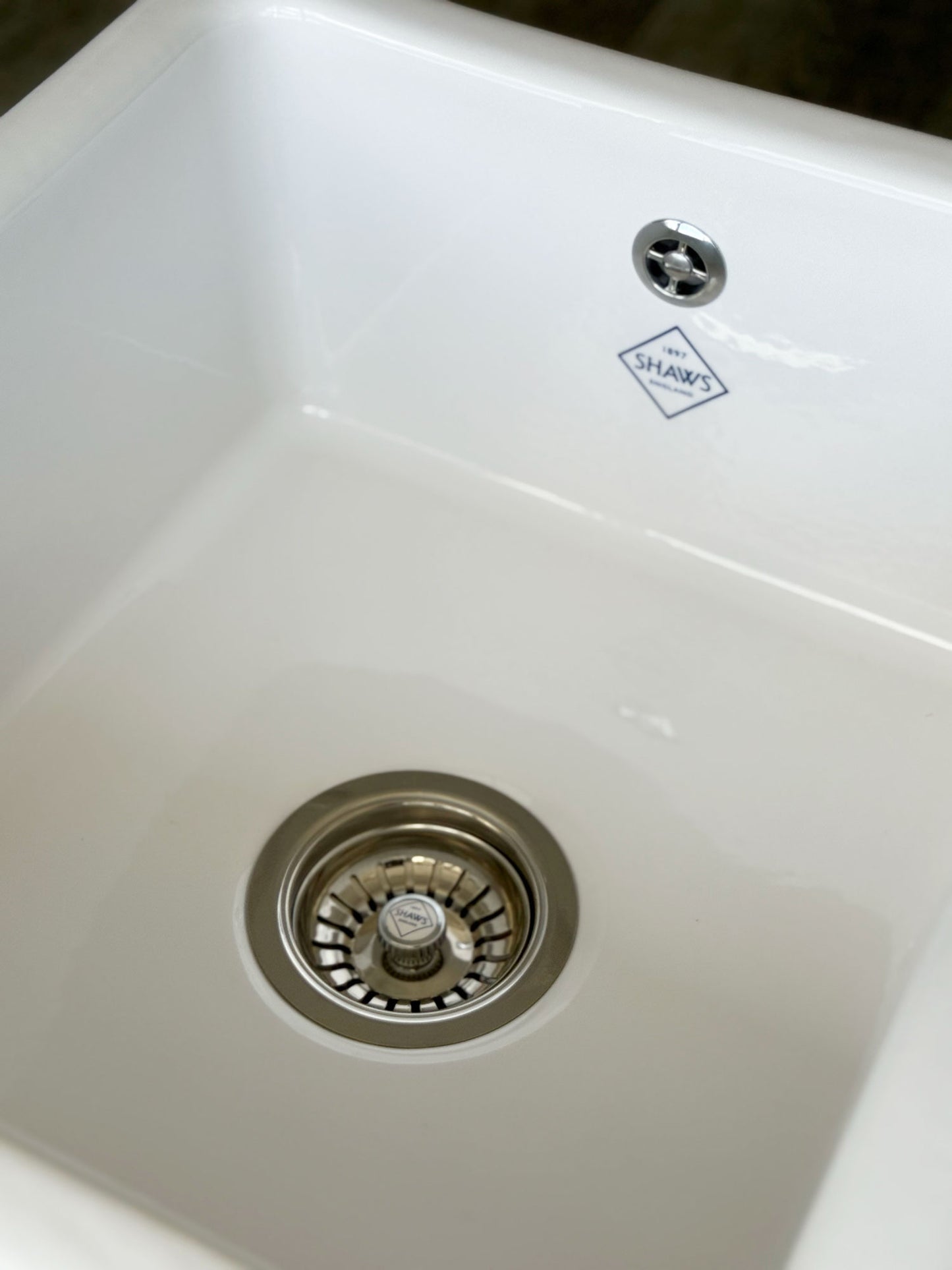 Shaws Double Bowl 800 Fireclay Sink