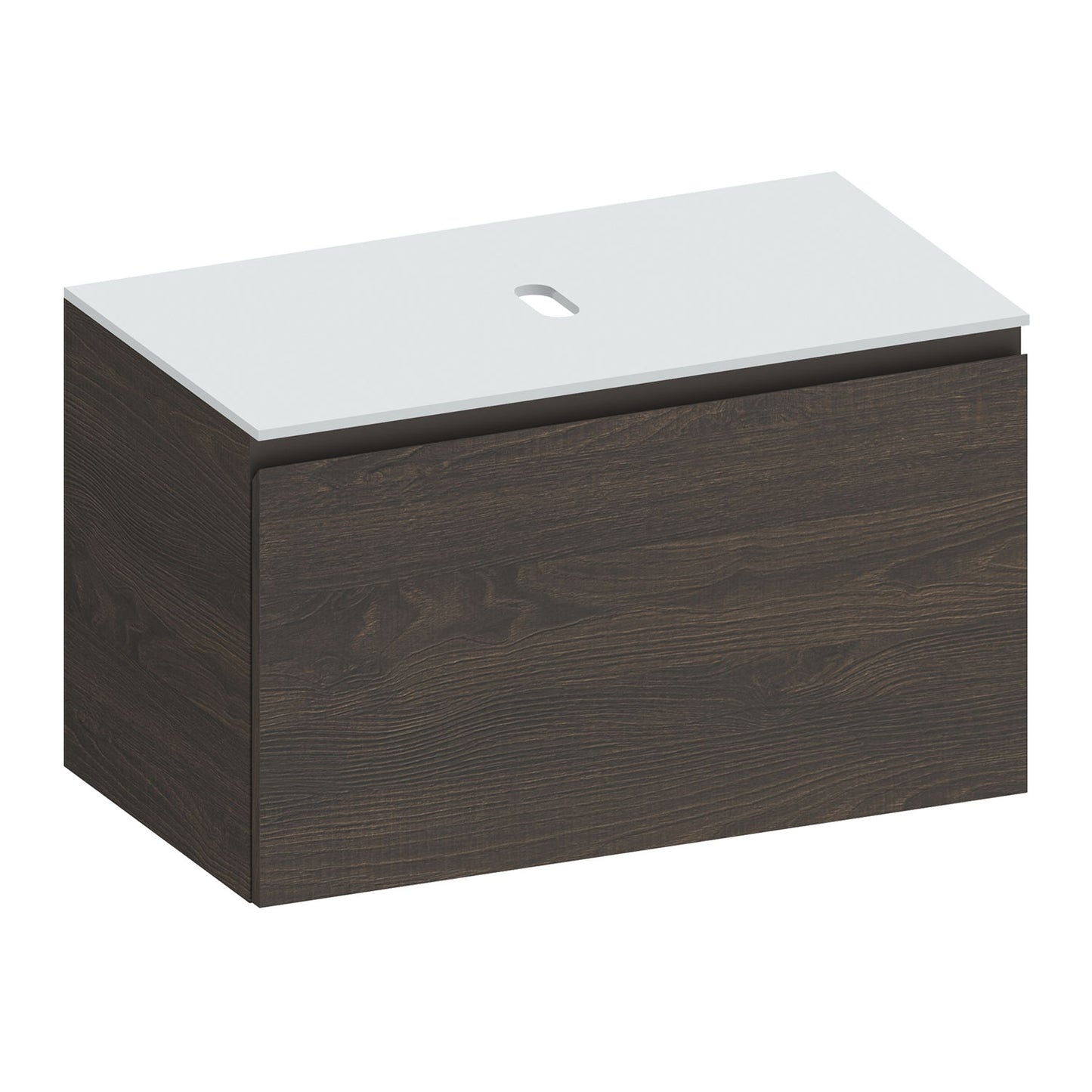 Kokoon 90cm Wall Hung Vanity with White Stone Top