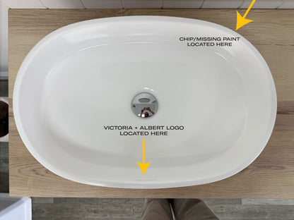 Victoria + Albert Ios 54 Basin Matt Pink