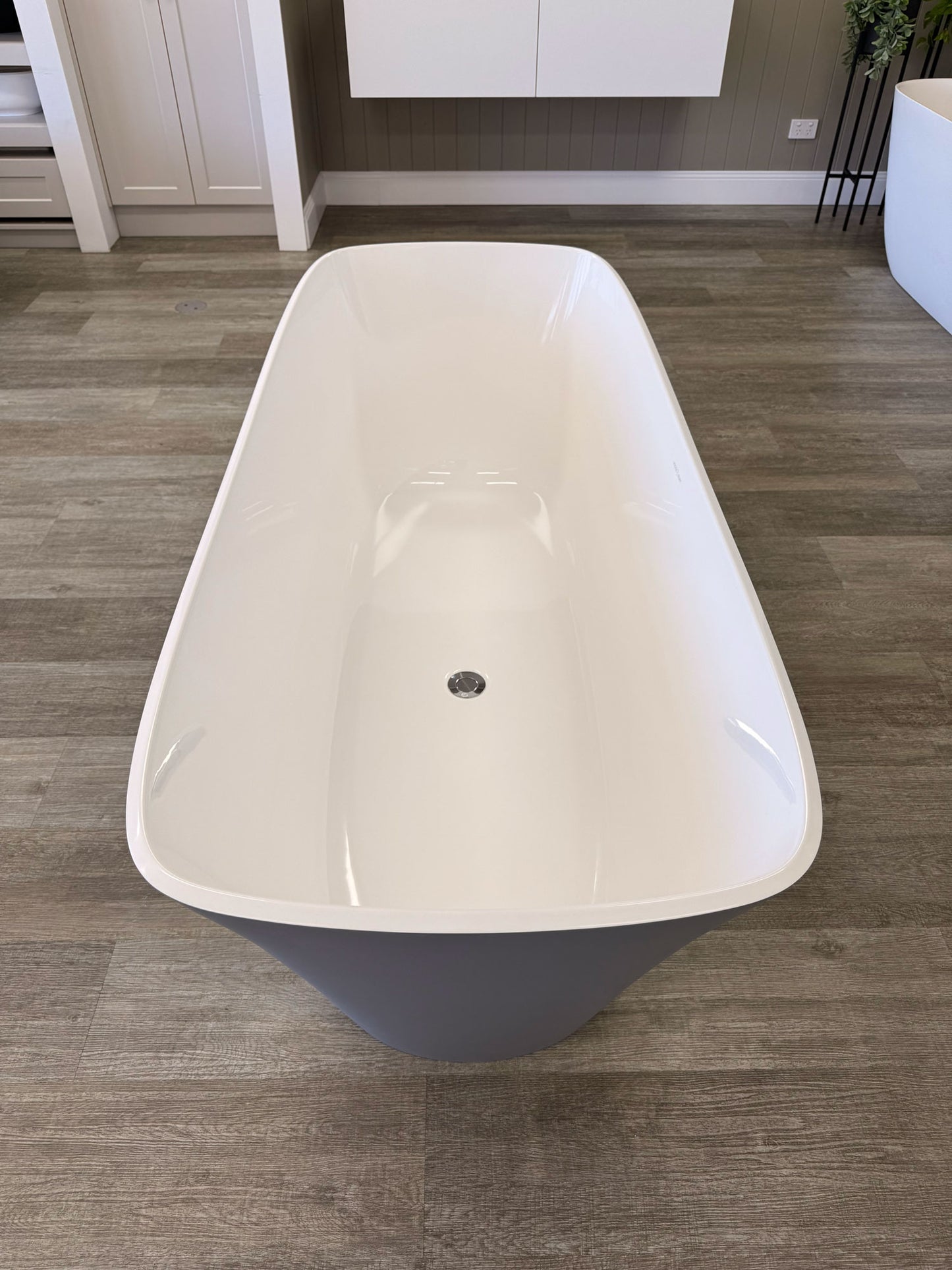 Victoria + Albert Trivento Bath - Matt Silver Grey