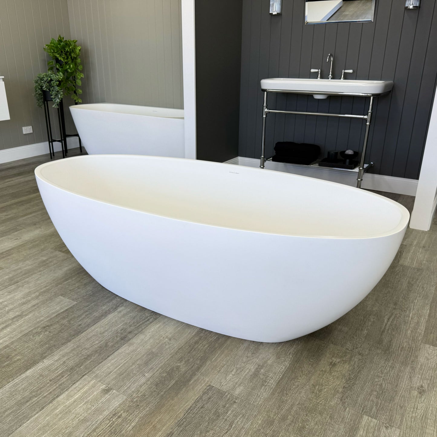 Victoria + Albert Barcelona Classic Bath Matt White (Ex-Display 2)