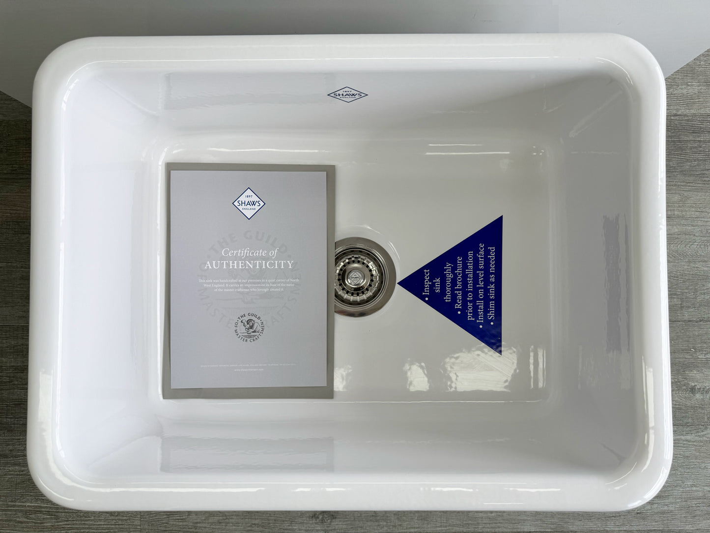 Shaws Lancaster 610 Single Bowl Fireclay Sink