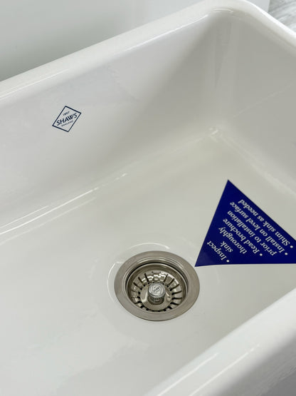 Shaws Lancaster 610 Single Bowl Fireclay Sink