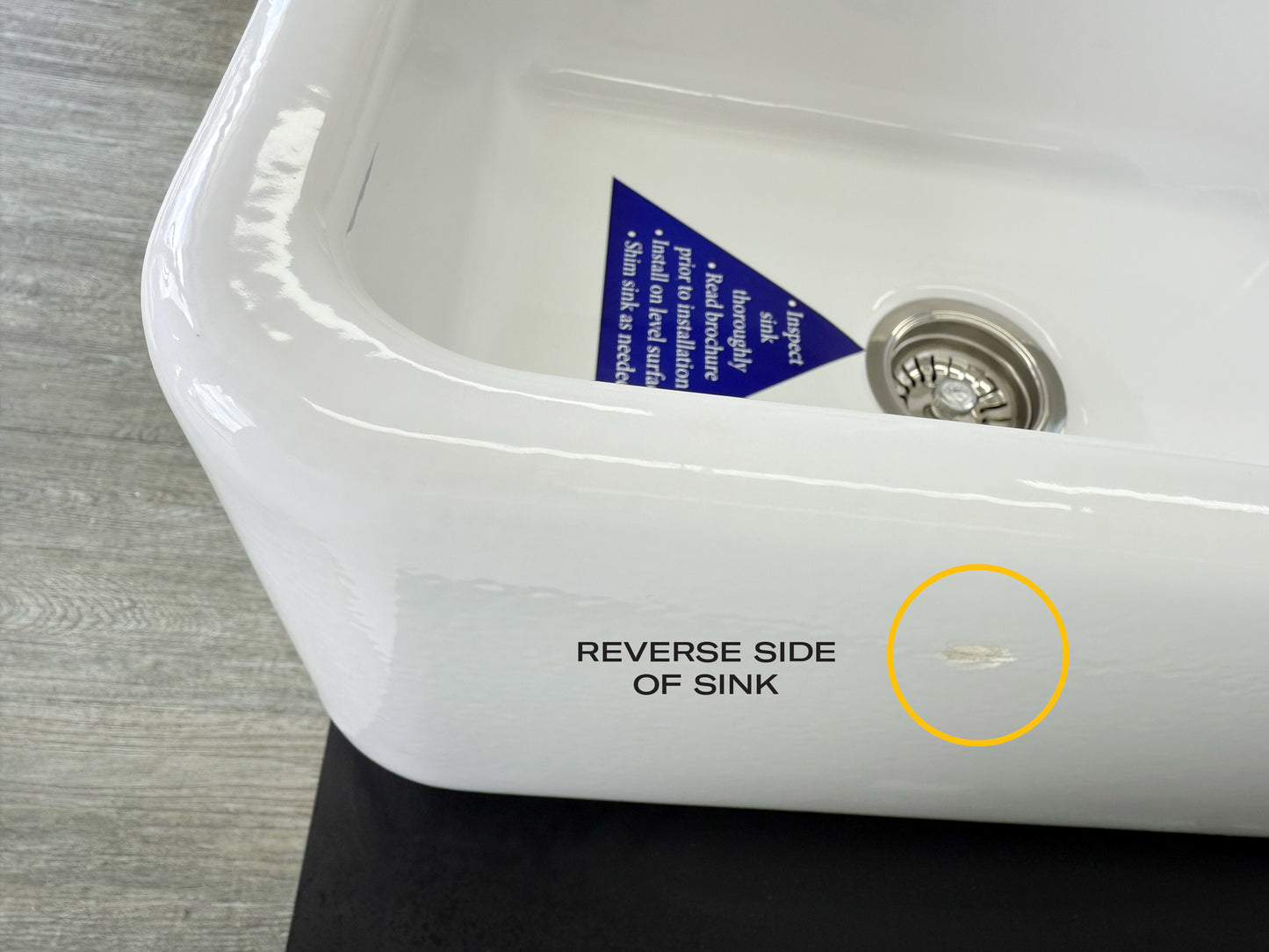 Shaws Lancaster 610 Single Bowl Fireclay Sink