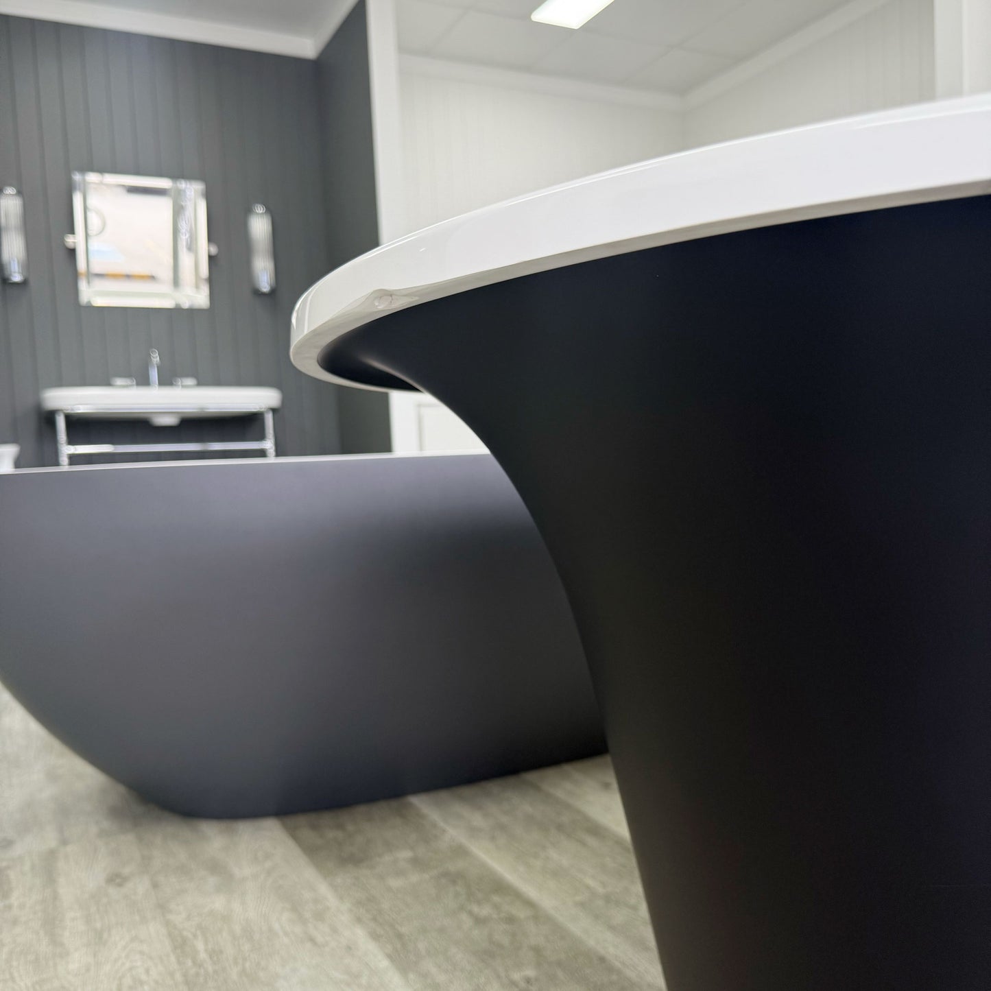 Victoria + Albert Monaco Bath - Matt Black