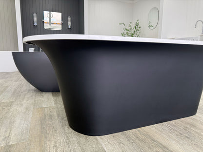 Victoria + Albert Monaco Bath - Matt Black