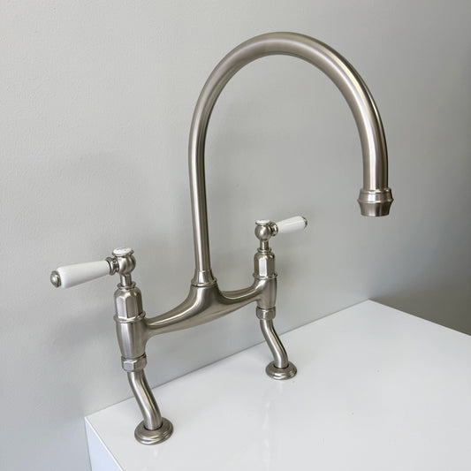 Shaws by Perrin & Rowe Pendleton Mixer in Pewter