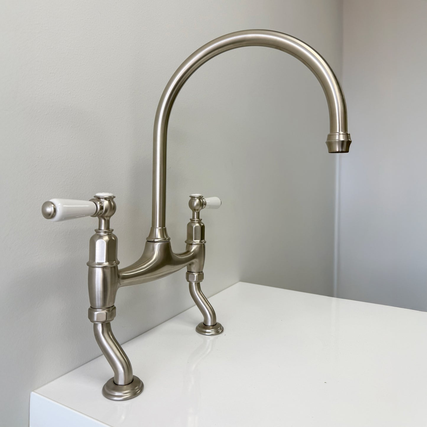 Shaws by Perrin & Rowe Pendleton Mixer in Pewter