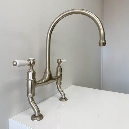 Shaws by Perrin & Rowe Pendleton Mixer in Pewter