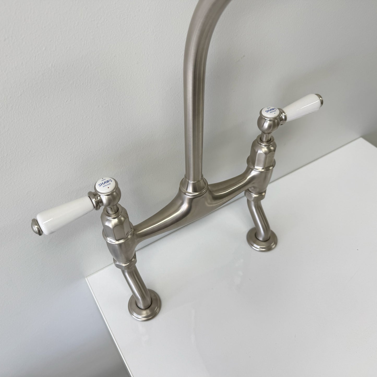 Shaws by Perrin & Rowe Pendleton Mixer in Pewter