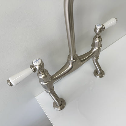 Shaws by Perrin & Rowe Pendleton Mixer in Pewter