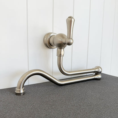 Shaws by Perrin & Rowe Pot Filler in Pewter