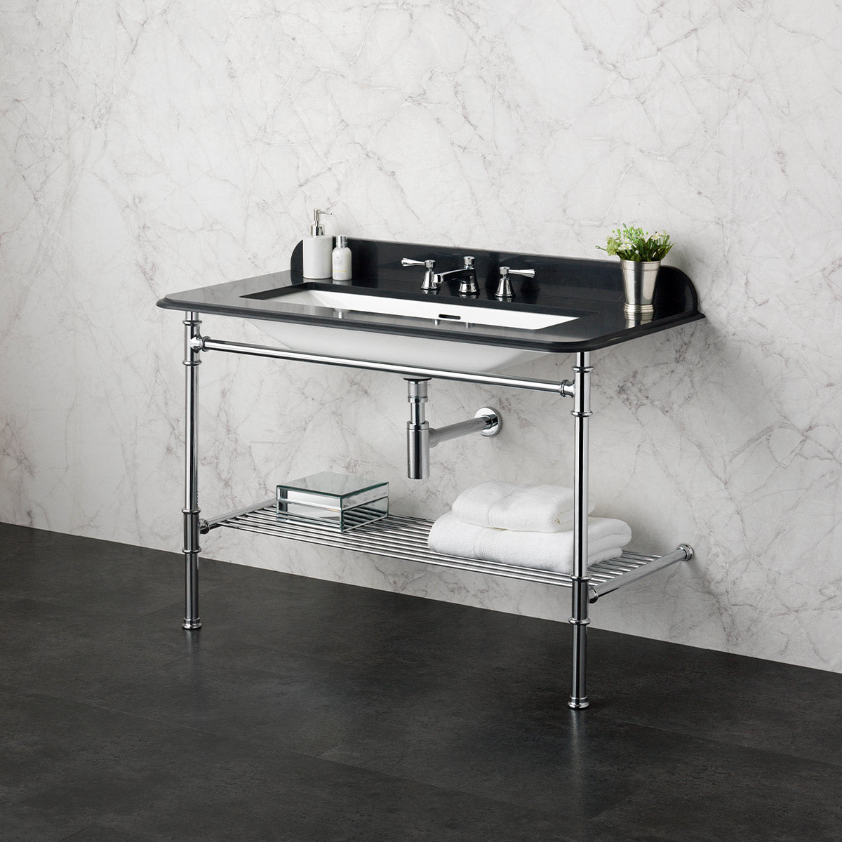 Victoria + Albert Metallo 113 Quartz Washstand