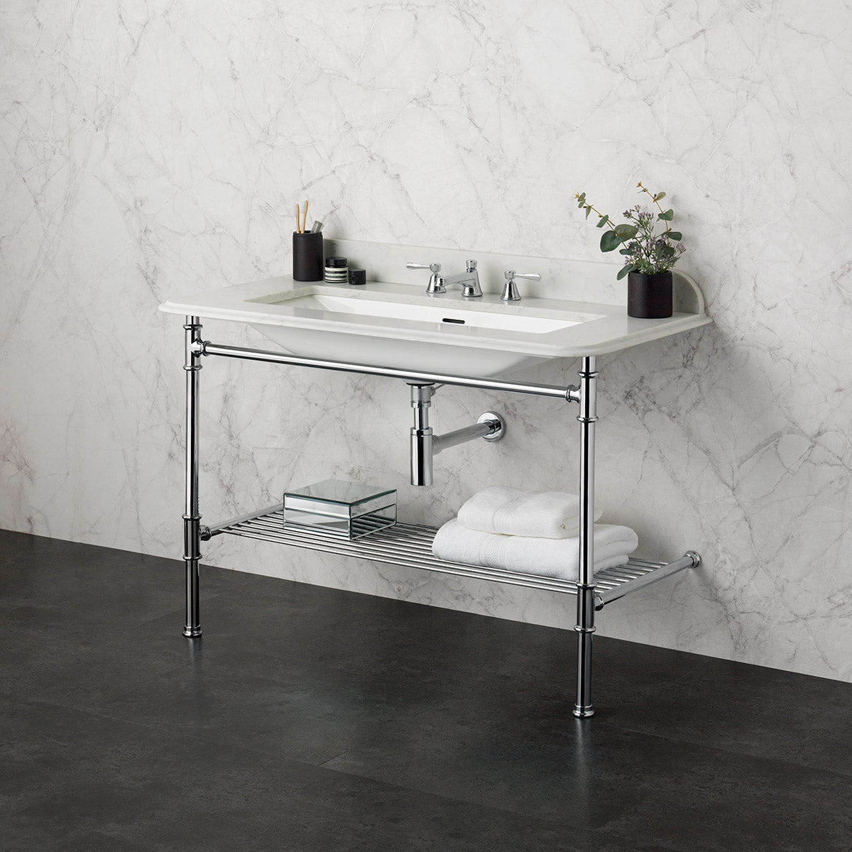 Victoria + Albert Metallo 113 Quartz Washstand