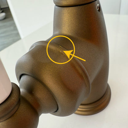 Shaws by Perrin & Rowe Yarrow Mixer with Spray Rinse in English Bronze